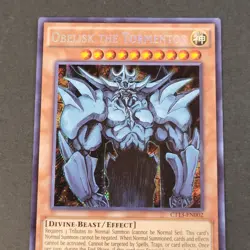 Yugioh TCG - 2x Obelisk the Tormentor - CT13-EN002 - NM+LP - Limited Ed - 2013 - Image 5