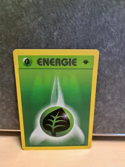 Pokemon Blatt Energie 99/102 DE 1. Edition Base Set 1999 Vintage - Image 1