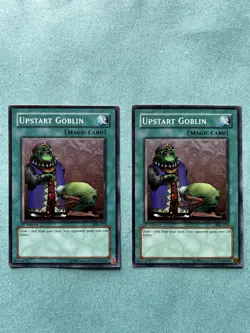 Konami Yu-Gi-Oh! Upstart Goblin 1st Edition MRL Magic Card MRL-033 Lot 2 - Image 2