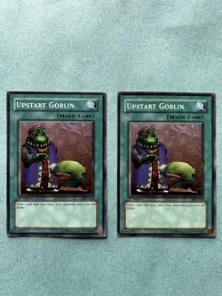 Konami Yu-Gi-Oh! Upstart Goblin 1st Edition MRL Magic Card MRL-033 Lot 2 - Image 3