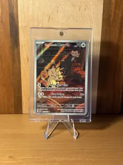 Pokemon TCG Team Rockets Meowth Card 203/182 Destined Rivals - Image 4