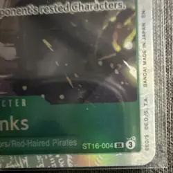 Bandai One Piece Card Game Shanks ST16-004 SR Foil 11000 Starter Deck 16 EN - Image 3