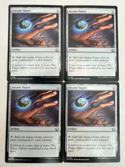Arcane Signet Foil x 4 | Up to 10% off | MTG Foundations - NM - Image 1
