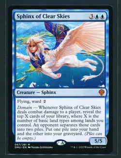 Sphinx of Clear Skies - Magic MTG 2022 Dominaria United - NM/M - Image 1