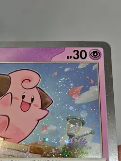 Cleffa 095 SVP Scarlet & Violet Promo Cosmos Holo w/ 2 Swirls Pokemon TCG - Image 2
