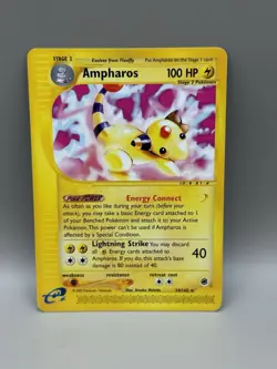 Pokemon Card - Ampharos Expedition 34/165 Rare Non Holo NM - Image 1