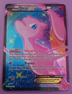 Mew EX Full Art Holo Ultra Rare RC24/RC25 Legendary Treasures Pokemon TCG - Image 1
