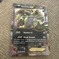 Tyranitar EX - 2015 Pokemon XY Ancient Origins Ultra Rare #42/98 NM - Image 4