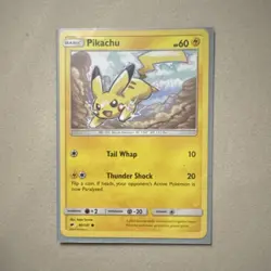 Pikachu 40/147 Sm-Burning Shadows Regular Common Basic 60HP Pokemon TCG - Image 1