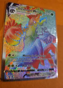 Pokemon SWSH Evolving Skies - Trevenant VMAX Rainbow Secret Rare 206/203 - Image 5