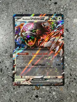 Pokemon TCG Bloodmoon Ursaluna ex 141/167 Twilight Masquerade Double Rare NM-M - Image 1