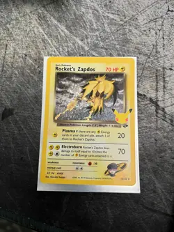 Rocket's Zapdos - 15/132 - Pokemon Celebrations Classic Collection Holo Rare NM - Image 1