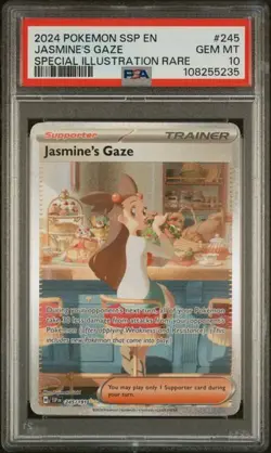 2024 POKEMON SS #245 JASMINE'S GAZE SPECIAL ILLUSTRATION RARE PSA 10 (235 - Image 1