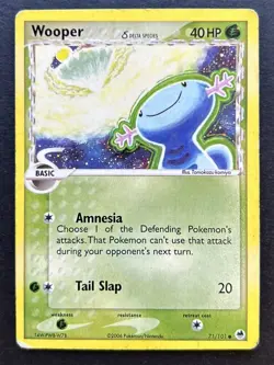 Wooper 71/101 - EX Dragon Frontiers Common - Pokemon TCG - Image 1