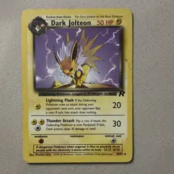 Dark Jolteon 38/82 Team Rocket Rare Stage 1 50HP Regular Unlimited Pokemon TCG - Image 1