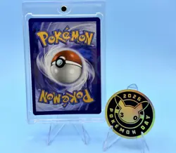 🌀2026 Pokemon Day Pikachu 051/162 Promo Holo EYE SWIRL 🌀 w/ Coin – One Touch - Image 2