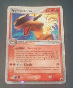 FREEPOST 2005 pokemon Unseen Forces Typhlosion EX holo 110/115 - Image 2