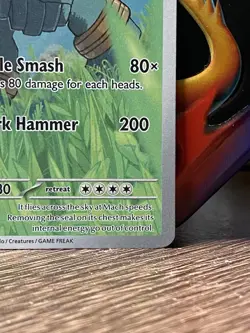 Pokemon TCG Scarlet & Violet Black Bolt Golurk 123/086 Illustration Rare - Image 3