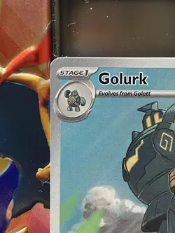 Pokemon TCG Scarlet & Violet Black Bolt Golurk 123/086 Illustration Rare - Image 5