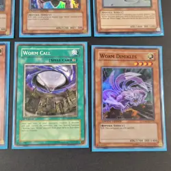 Yugioh TCG - 10x Worm - Small Collection Lot - Includes Rare - 1st + Limited NM - Image 4