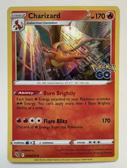 Charizard Holo Rare Pokemon GO 010/078 NM Pokemon TCG - Image 1