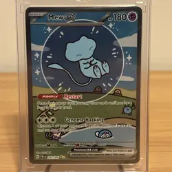 Pokemon Mew ex 232/091 Bubble Mew Special Illustration Rare Paldean Fates - Image 1