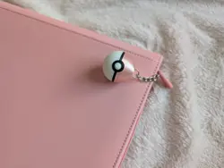 Pokemon: Pokeball Binder Keyring - CUSTOM COLOURS AVAILABLE (3D printed) - Image 3