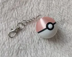 Pokemon: Pokeball Binder Keyring - CUSTOM COLOURS AVAILABLE (3D printed) - Image 4