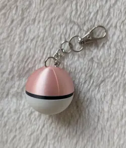 Pokemon: Pokeball Binder Keyring - CUSTOM COLOURS AVAILABLE (3D printed) - Image 5