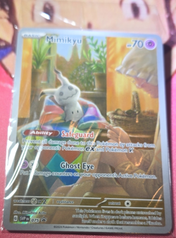 Pokemon Mimikyu Promo 075 Sv: Scarlet & Violet Holo 70 HP English Sealed - Image 1