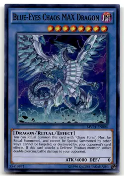 Blue-Eyes Chaos MAX Dragon Ultra Rare MVP1-EN004 NM - Image 1
