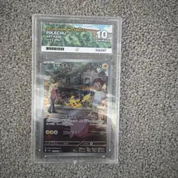 Pikachu 173/165 AR Japanese 151 SV2a Pokemon Gem Mint ACE 10 - Image 1