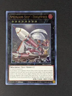 Yugioh TCG - 1x Springans Ship - Exblowrer BLVO-EN046 - NM/LP - 1st - Ultra Rare - Image 3
