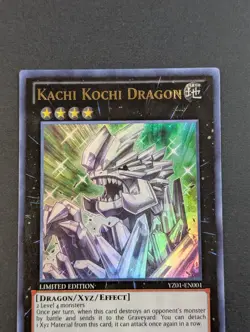 Yugioh TCG - 1x Kachi Kochi Dragon - YZ01-EN001 - LP/MP - Limited Edition Promo - Image 5