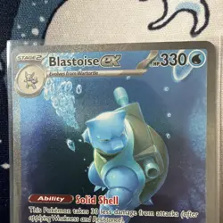 Pokemon Blastoise ex 200/165 Scarlet & Violet 151 Special Illustration Rare NM - Image 4