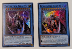 Yugioh TCG - 2x Dogmatika Alba Zoa - PHHY-EN031 - NM - 1st Edition - Super Rare - Image 1
