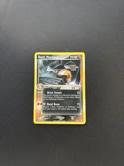 Pokemon Card EX Team Rocket Returns Dark Marowak 7/109 Rare - Image 2