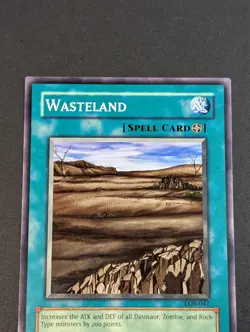 Yugioh TCG - 1x Wasteland - LOB-047 - NM - Vintage Common - Unlimited - 2002 - Image 5