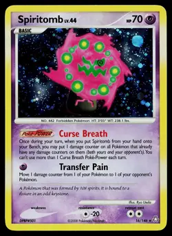 Pokemon Card - Spiritomb Legends Awakened 16/146 Holo Holo Rare - Image 1