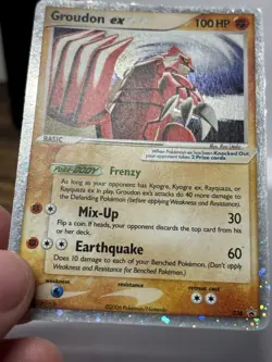 Groudon ex 038/PLAY Promo Holo 2006 Pokemon Card – DAMAGED / CREASED - Image 3