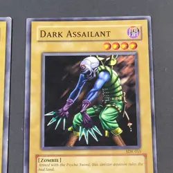 Yugioh TCG - 2x Dark Assailant - SDK-015 - LP/NM - Unlimited - Vintage - 2002 - Image 5