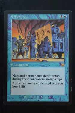 Magic The Gathering MTG EMBARGO Mercadian Masques LP Lightly Played - Image 1