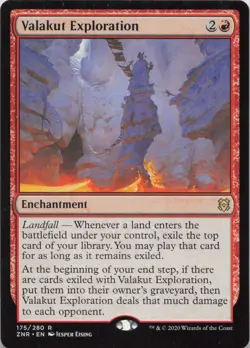 Valakut Exploration R Zendikar Rising 175 LP MTG - Image 1