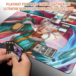 TAMIYO, SEASONED SCHOLAR - Magic The Gathering MTG Playmat TCG CCG MTG Playmat - Image 5