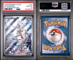 N’s Reshiram #167 PSA 10 Illustration Rare 2025 Pokemon German DEUTSCH - Image 1