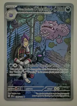 Team Rocket's Weezing SV10: Destined Rivals - Pokemon NM 199/182 - Image 2