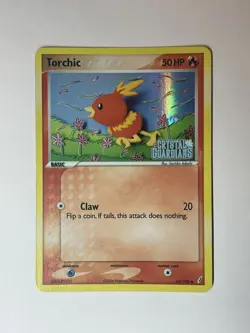 Torchic 65/100 Pokemon 2006 Crystal Guardians Reverse Holo Stamped - Image 1