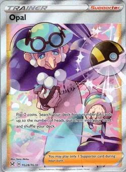 Pokemon TCG Opal TG28 Lost Origin Holo NM - Image 1