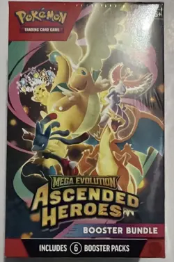Pokemon TCG Ascended Heroes Booster Bundle Bundle - Lot Of 4 SEALED - Image 1