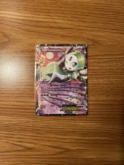 Pokemon TCG Meloetta EX Radiant Collection Legendary Treasures RC11/RC25 LP - Image 1